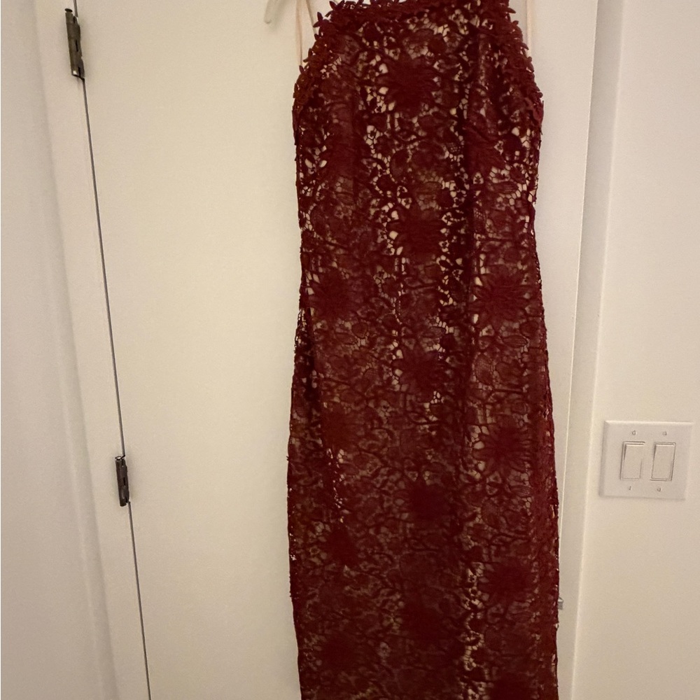 Antonio Melani lace evening gown